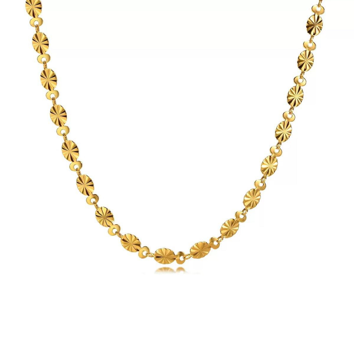 Sunburst Link
Chain Necklace
