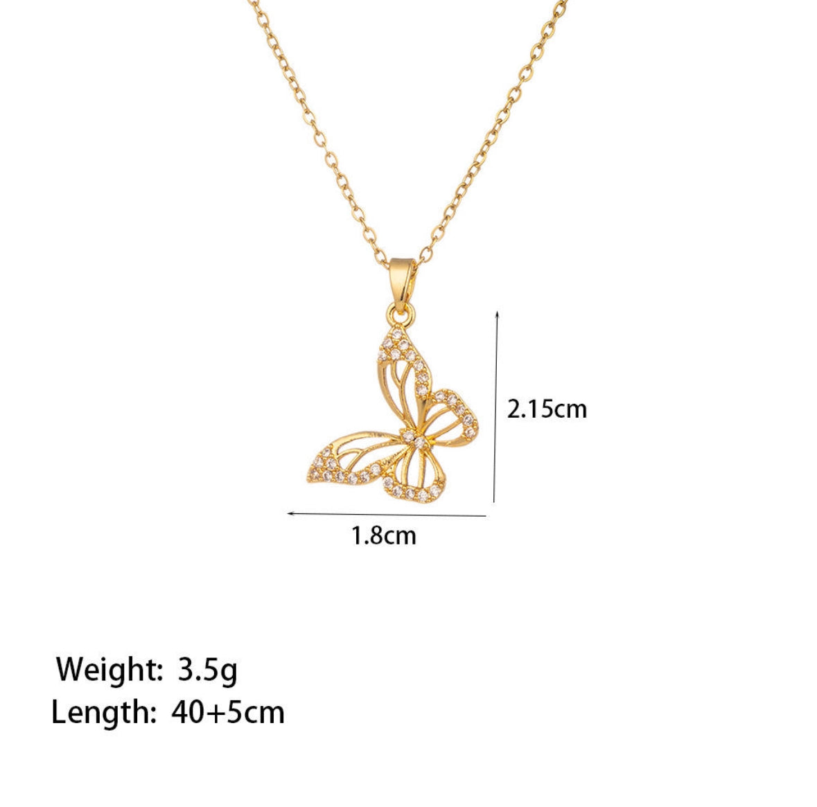 Hollow Butterfly
Necklace