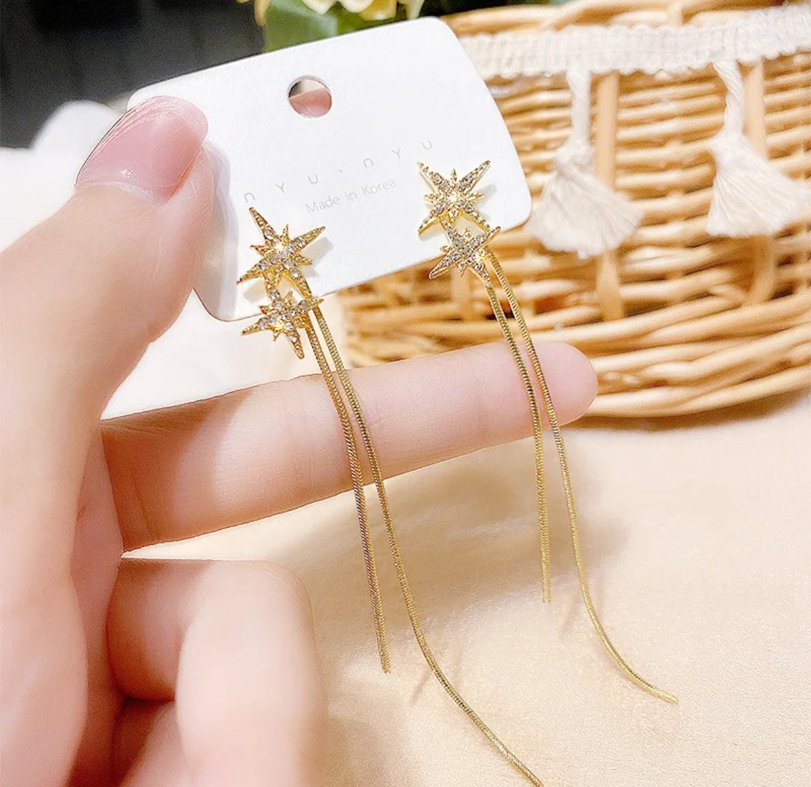 Star & Tassel Earrings