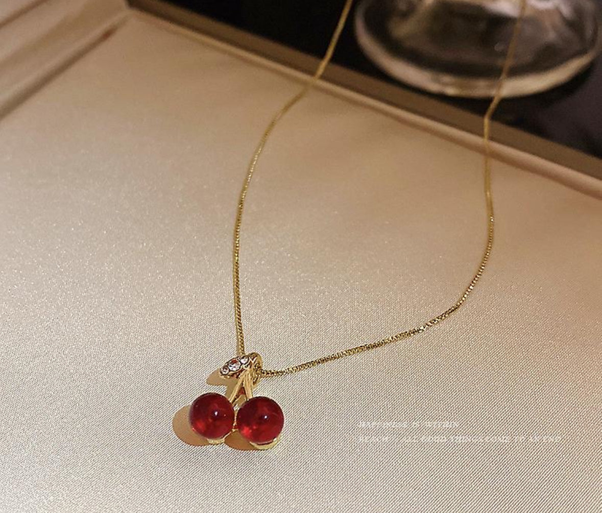 The Red Cherry Necklace