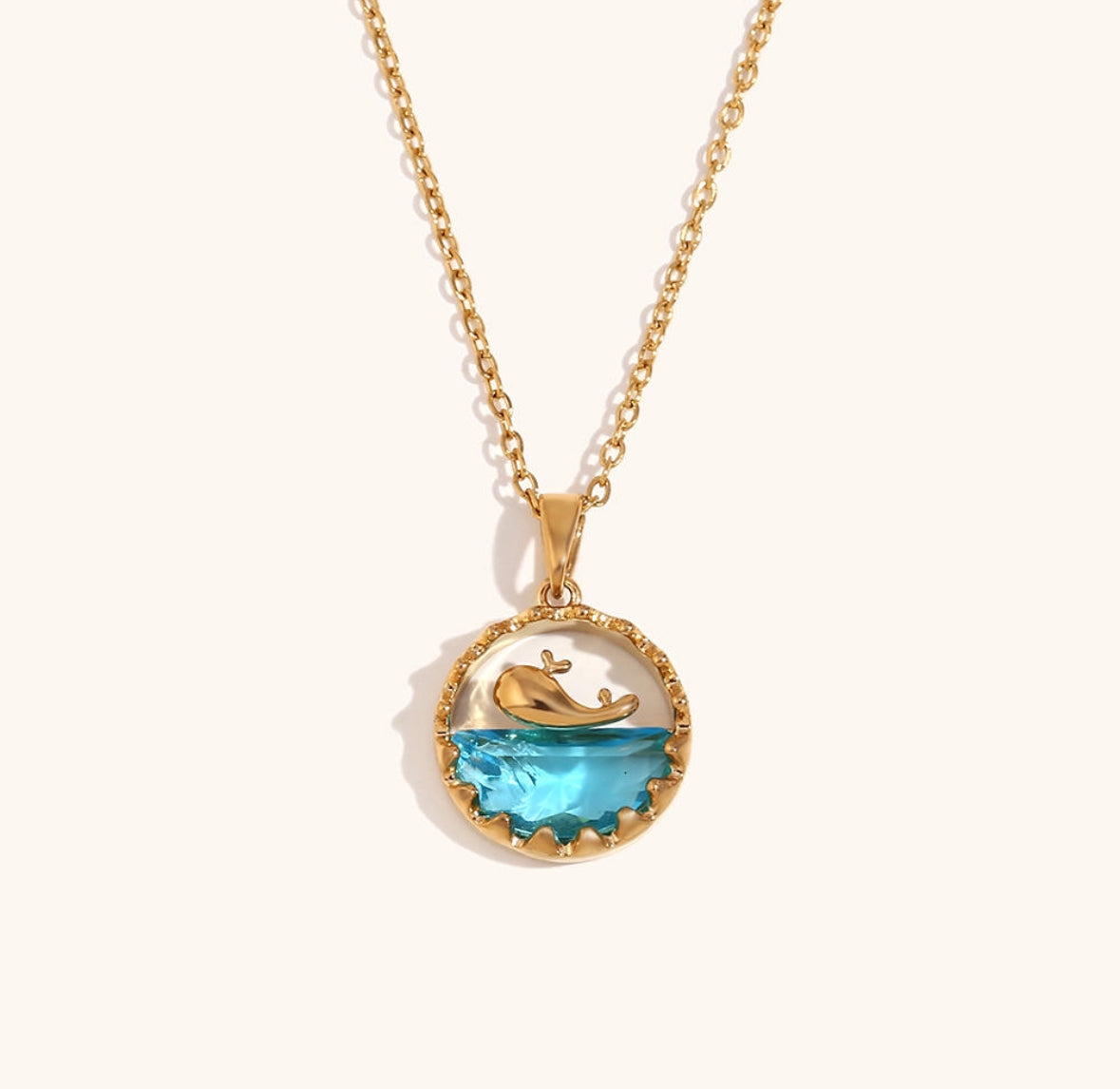 The Blue Whale Necklace