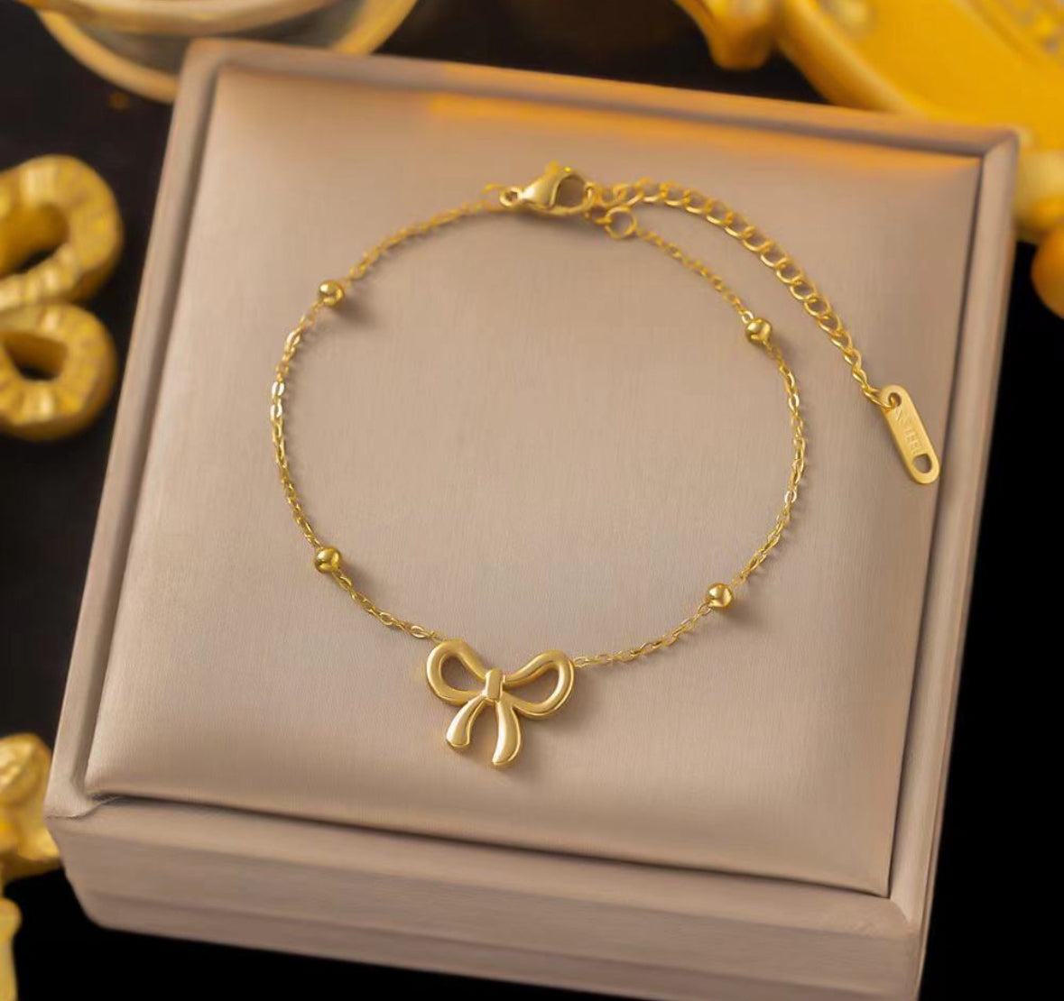 Bow Beads Braclet