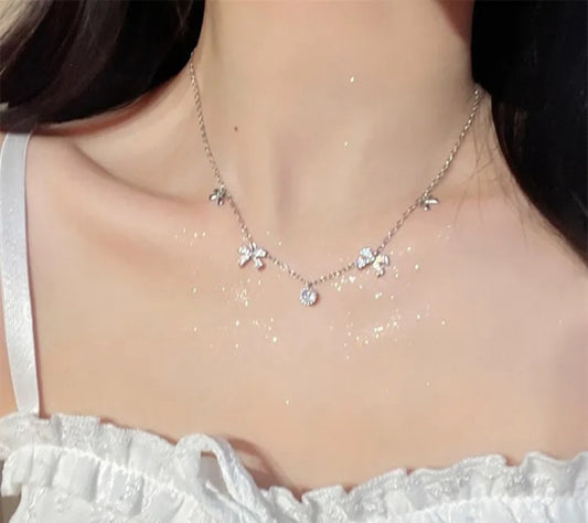 Bow Charms Necklace