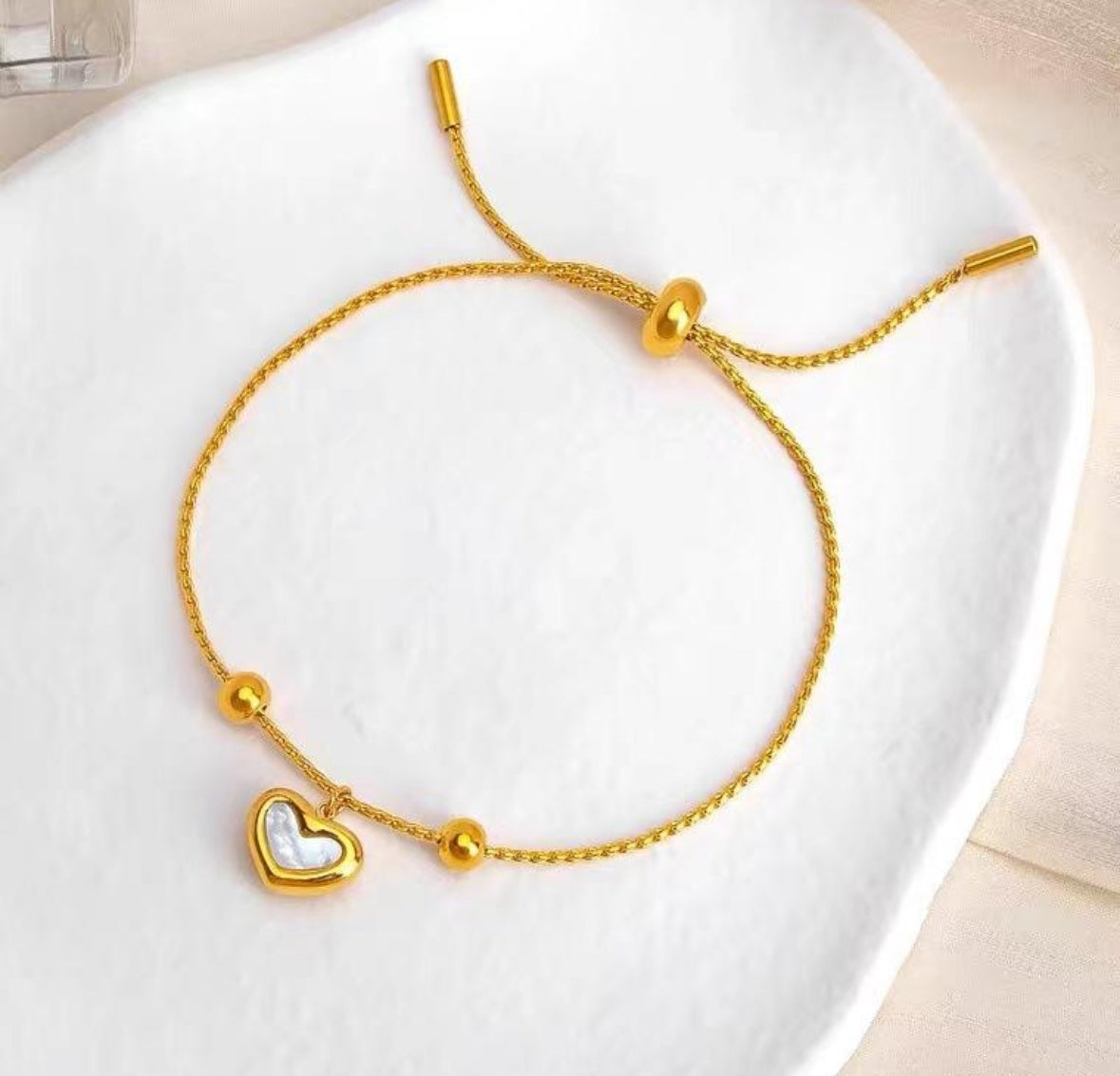 Rope Chain Heart
Bracelet