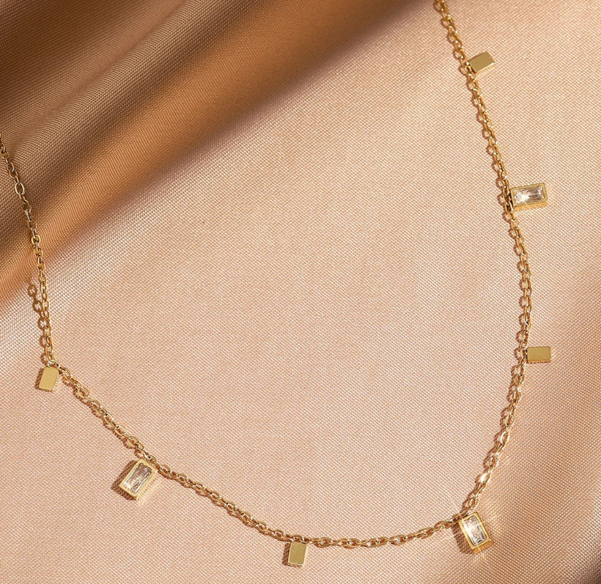 Square Geometric
Charms Necklace