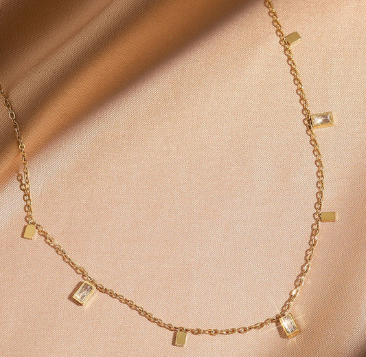 Square Geometric
Charms Necklace