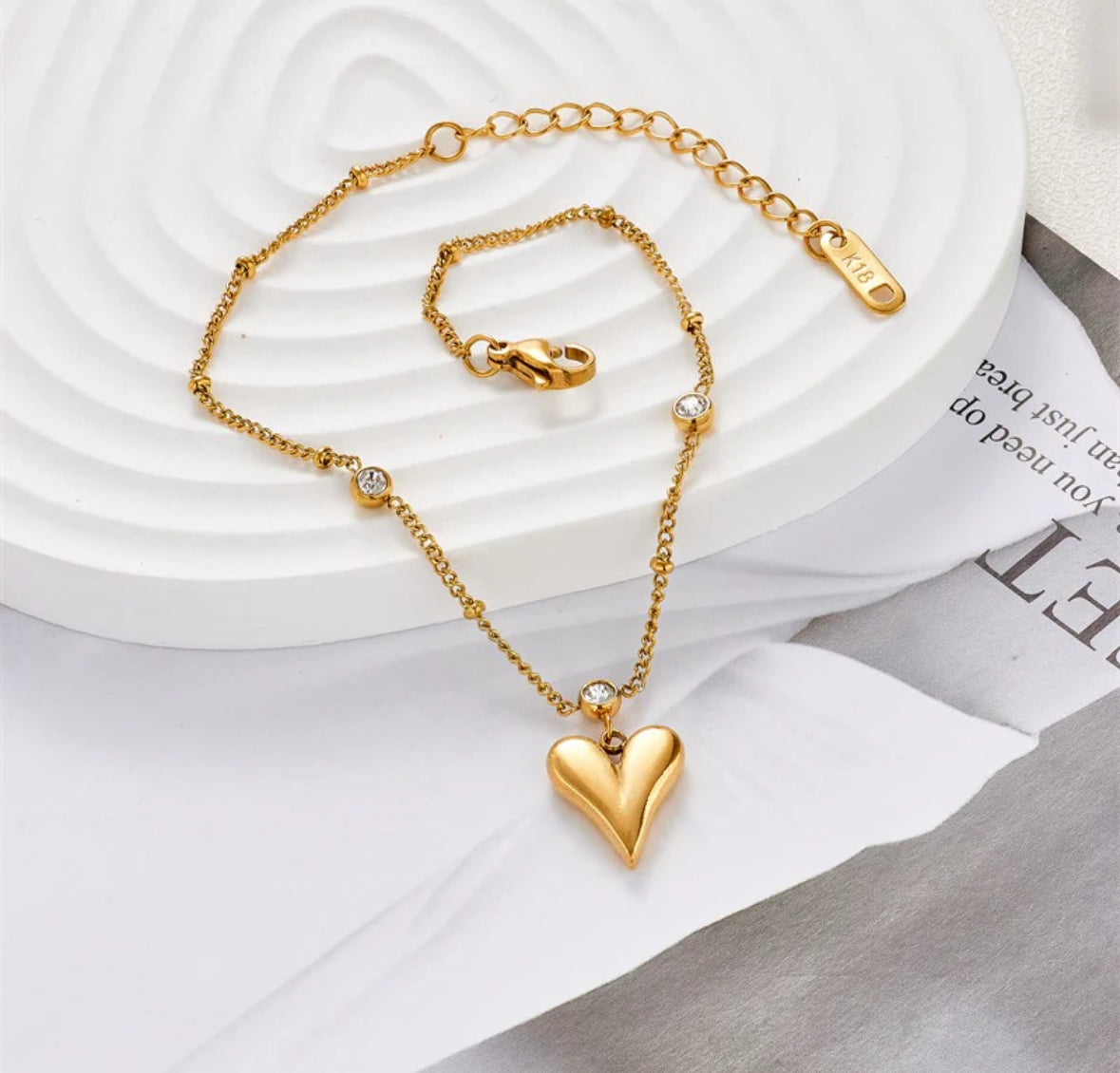 Heart Drop Stone
Bracelet