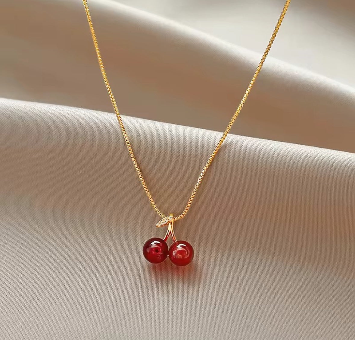 The Red Cherry Necklace