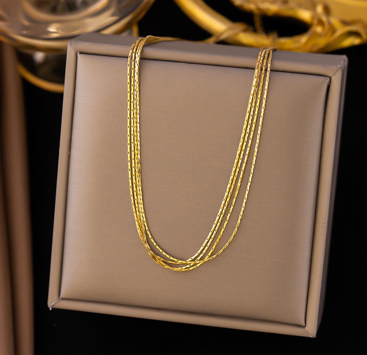 Multi Layer Chain
Necklace