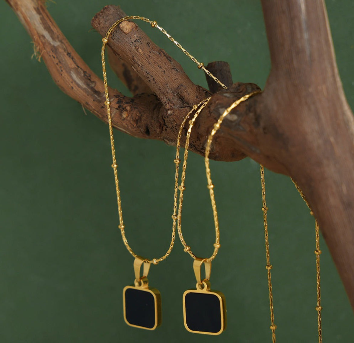 Black Square
Necklace