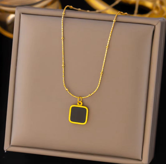 Black Square
Necklace