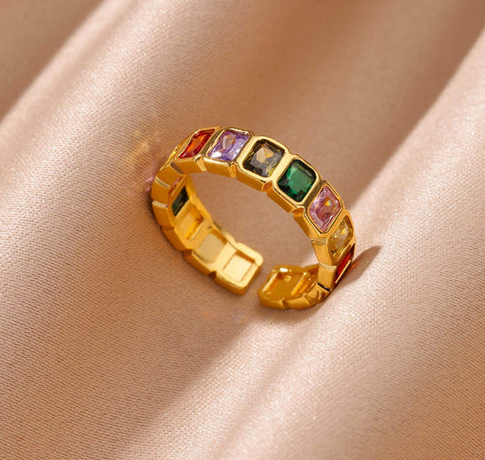 Multi Color Stone
Ring