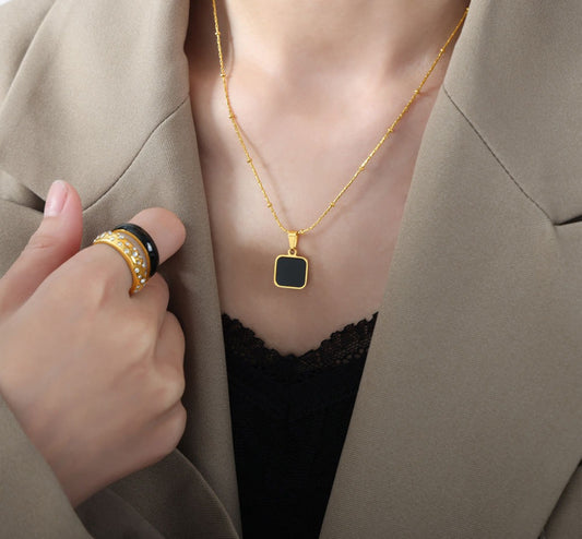 Black Square
Necklace