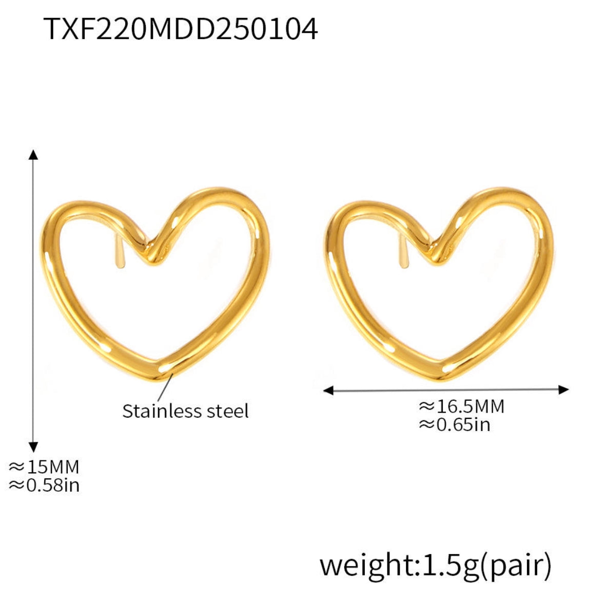 Hollow Heart
Earrings