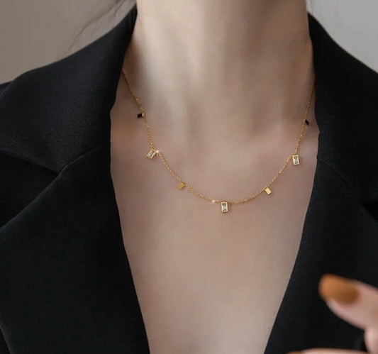 Square Geometric
Charms Necklace